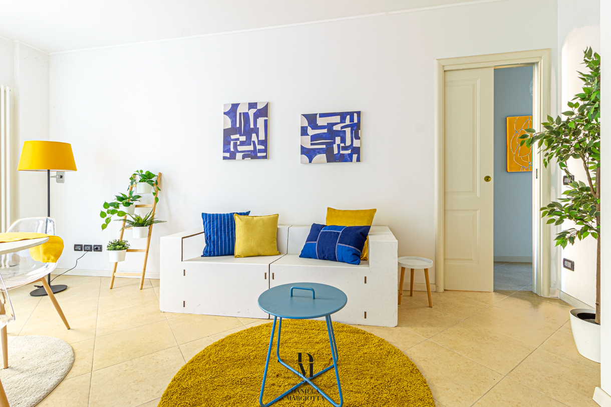 un cielo dipinto di blu home staging